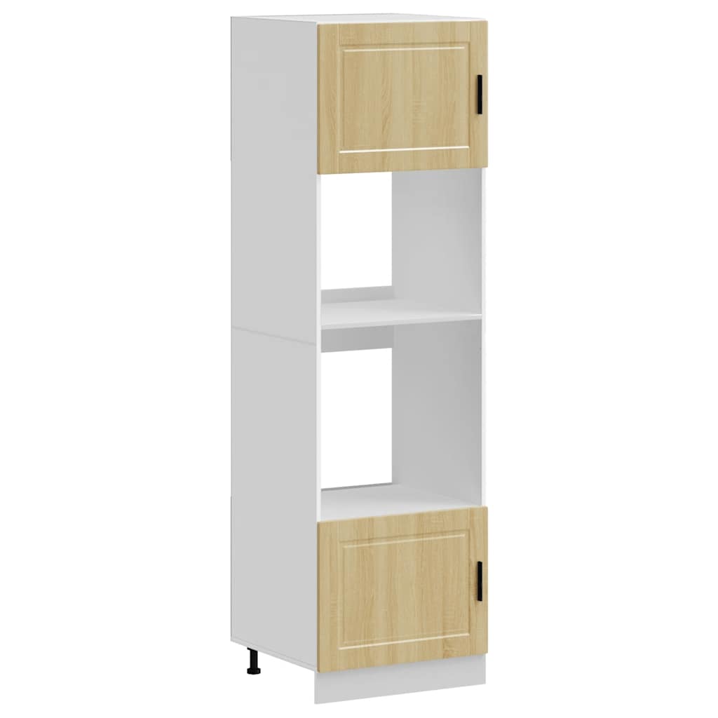 Armoires de four 2 pcs Porto chêne sonoma bois d'ingénierie Meubles de cuisine vidaXL