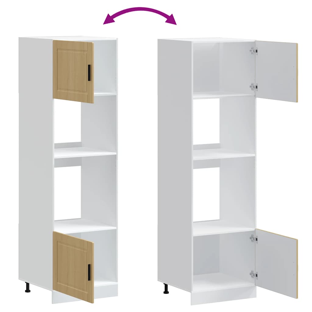 Armoires de four 2 pcs Porto chêne sonoma bois d'ingénierie - XIOS