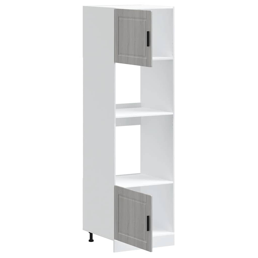 Armoires de four 2 pcs Porto sonoma gris bois d'ingénierie - XIOS