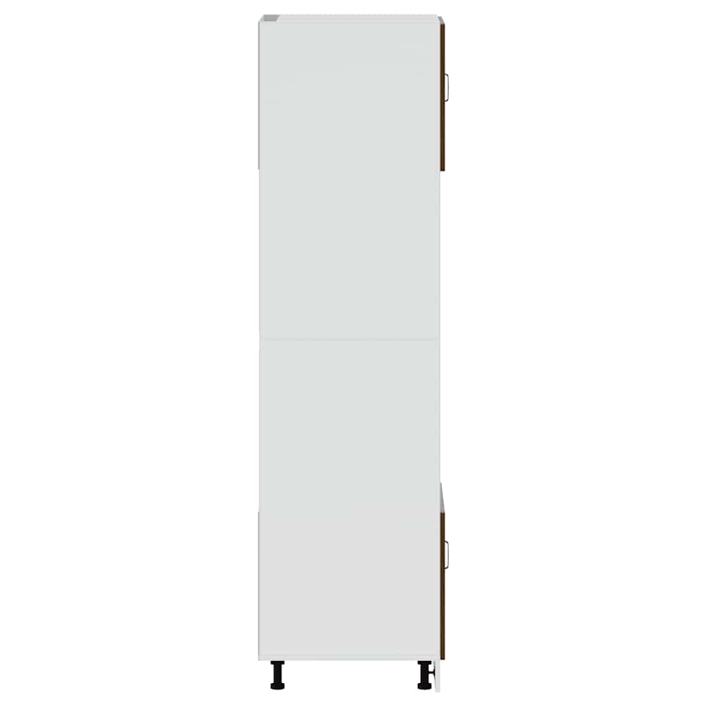 Armoires de four 2 pcs Porto chêne marron bois d'ingénierie Meubles de cuisine vidaXL