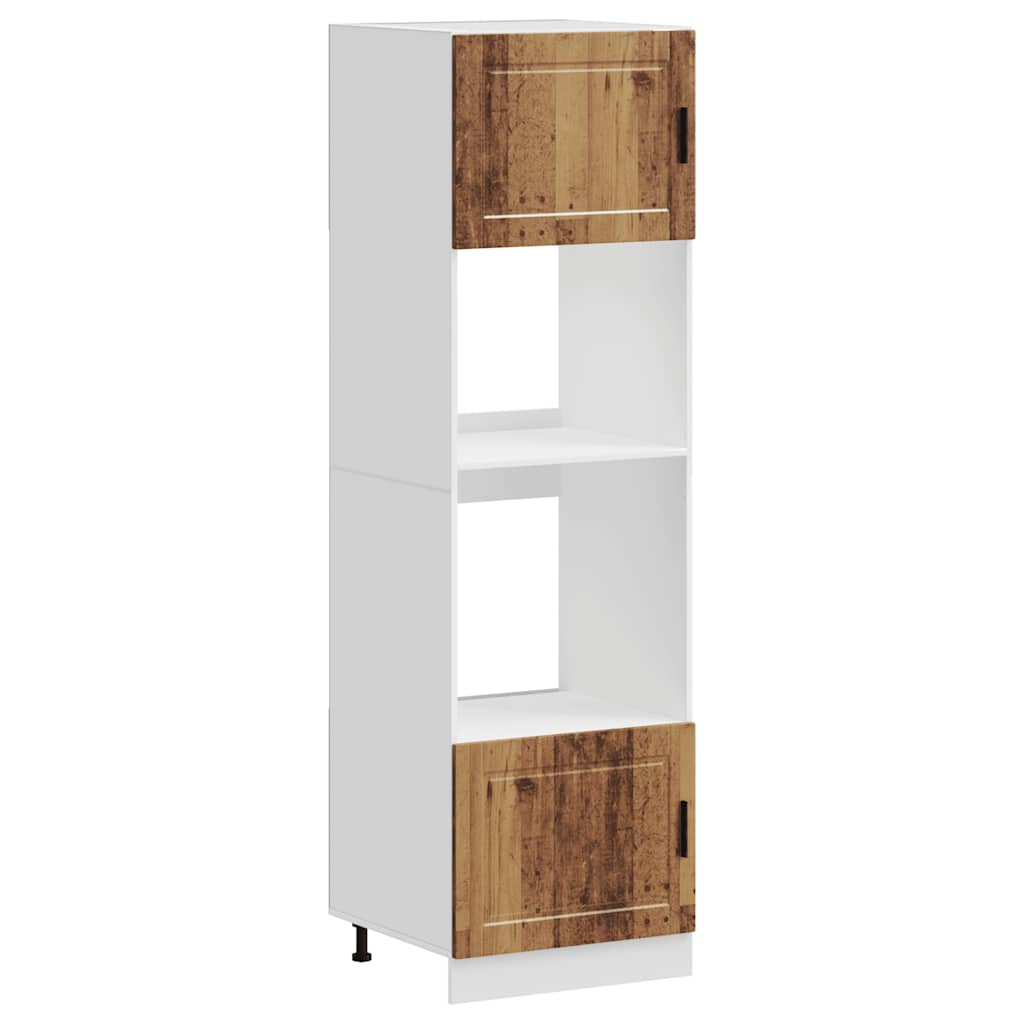 Armoires de four 2 pcs Porto vieux bois bois d'ingénierie - XIOS