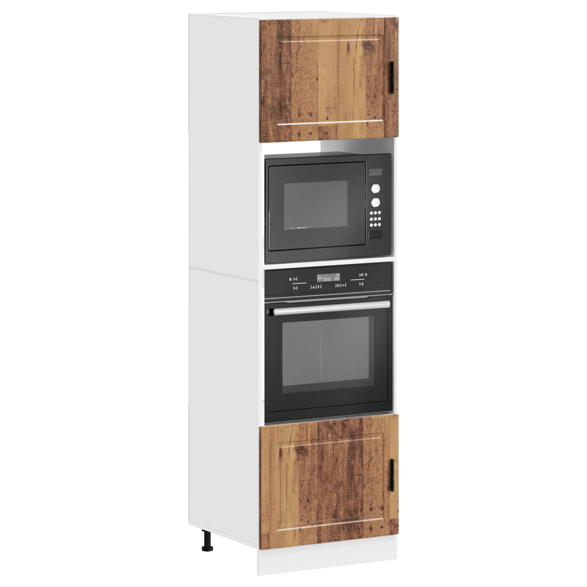 Armoires de four 2 pcs Porto vieux bois bois d'ingénierie