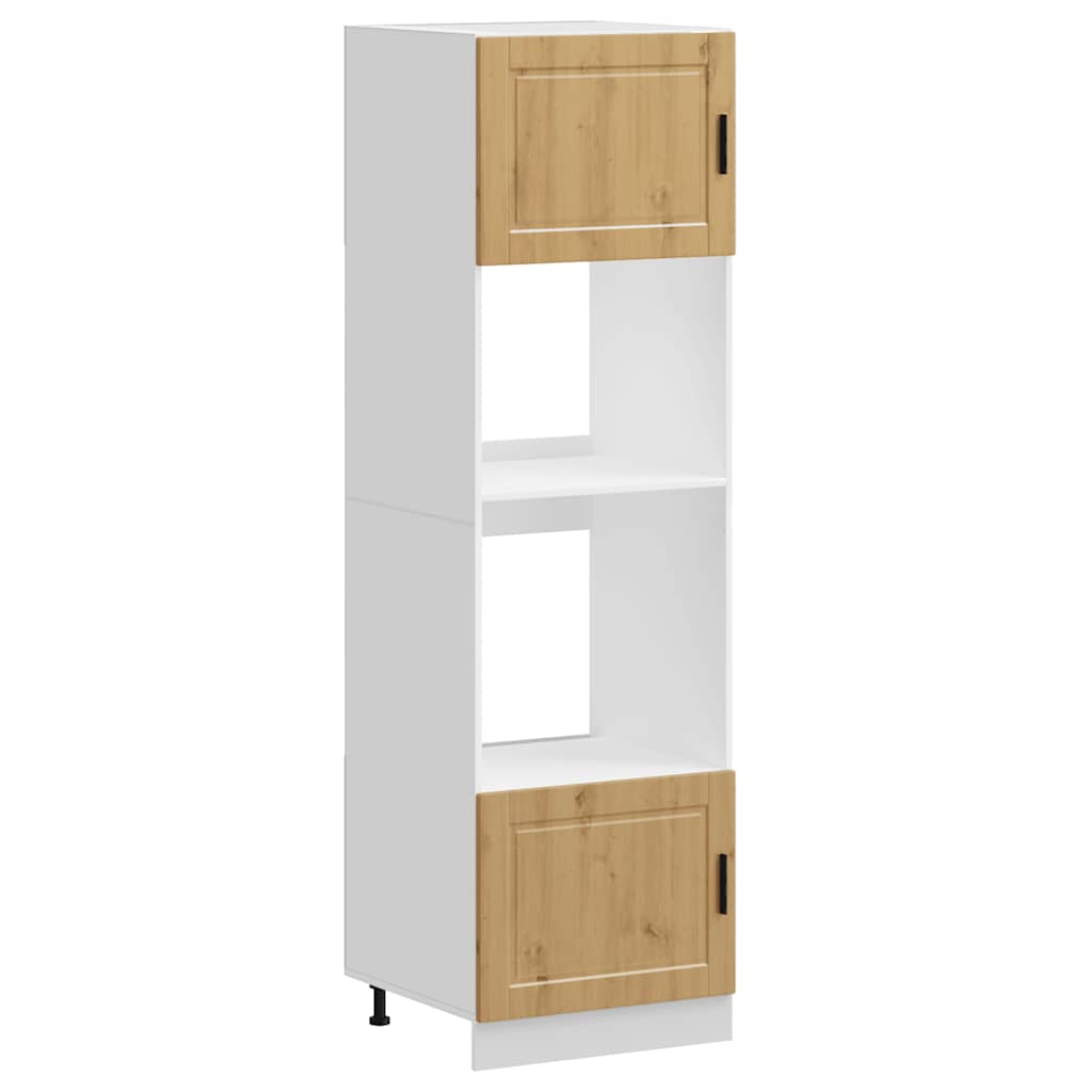 Armoires de four 2 pcs Porto chêne artisanal bois d'ingénierie - XIOS