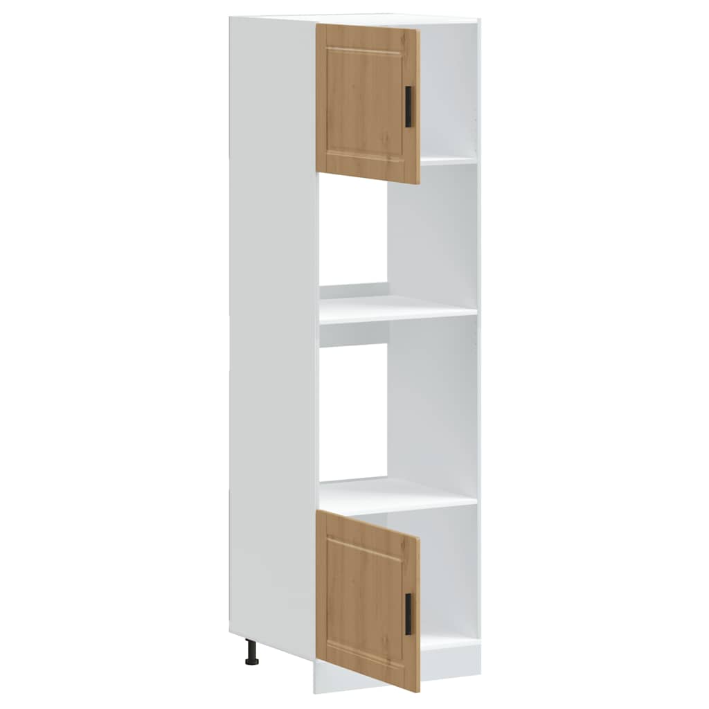 Armoires de four 2 pcs Porto chêne artisanal bois d'ingénierie - XIOS