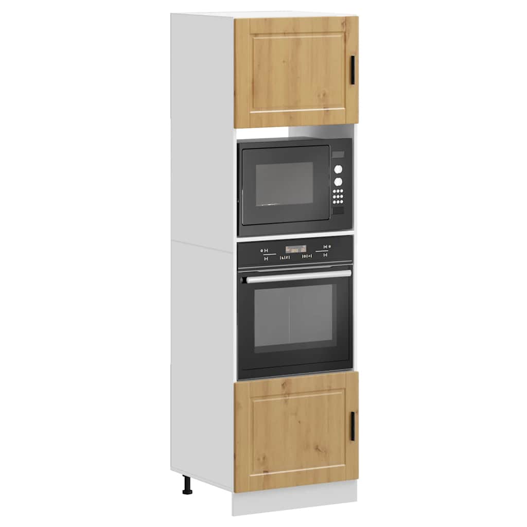 Armoires de four 2 pcs Porto chêne artisanal bois d'ingénierie - XIOS