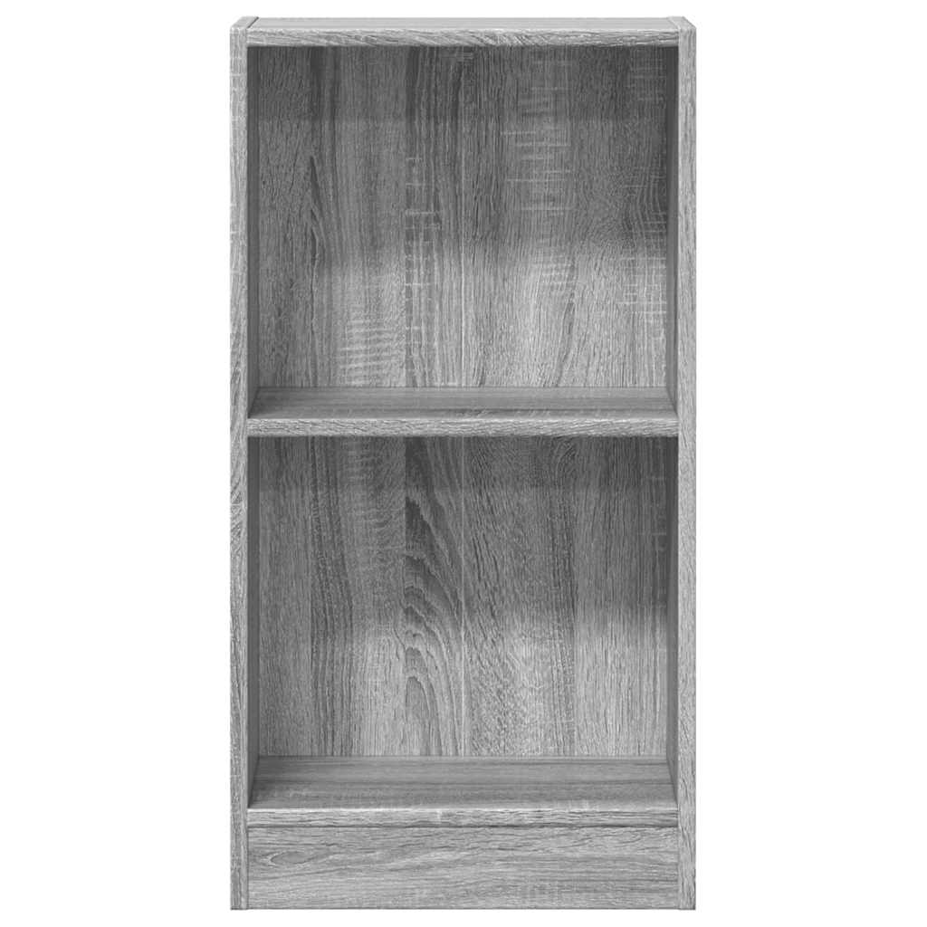 Bibliothèque sonoma gris 40x24x76 cm bois d'ingénierie - XIOS