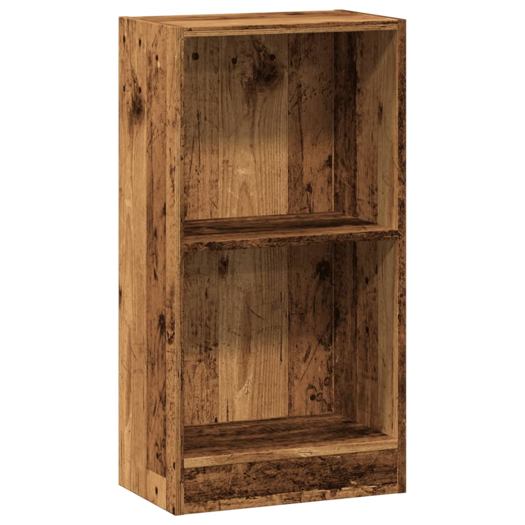 Bibliothèque vieux bois 40x24x76 cm bois d'ingénierie - XIOS