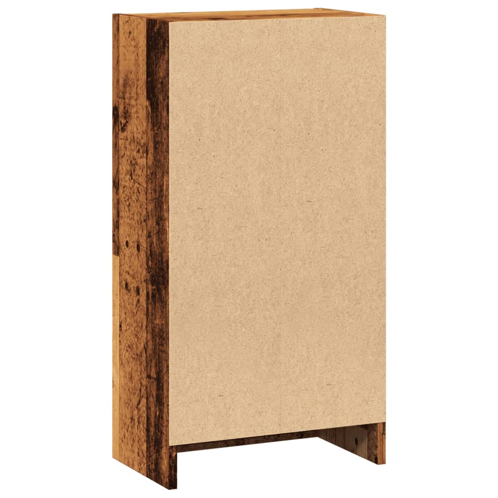 Bibliothèque vieux bois 40x24x76 cm bois d'ingénierie - XIOS