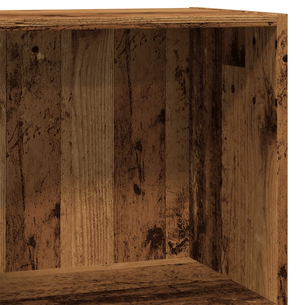 Bibliothèque vieux bois 40x24x76 cm bois d'ingénierie - XIOS