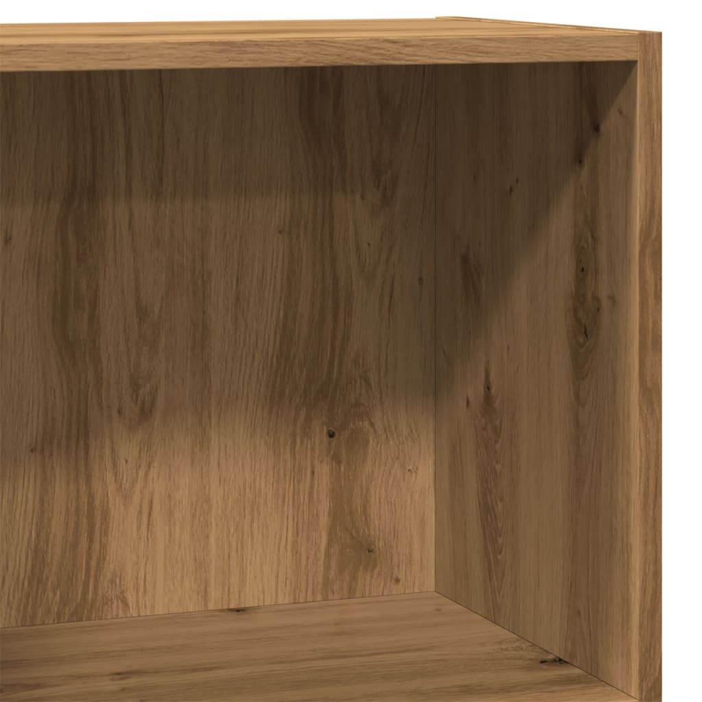 Bibliothèque chêne artisanal 40x24x76 cm bois d'ingénierie - XIOS