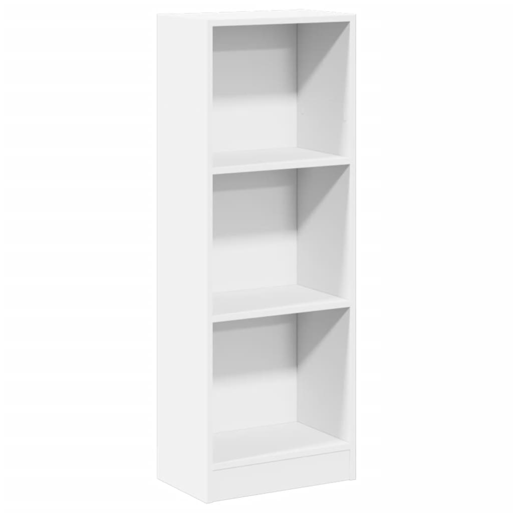Bibliothèque blanc 40x24x109 cm bois d'ingénierie - XIOS