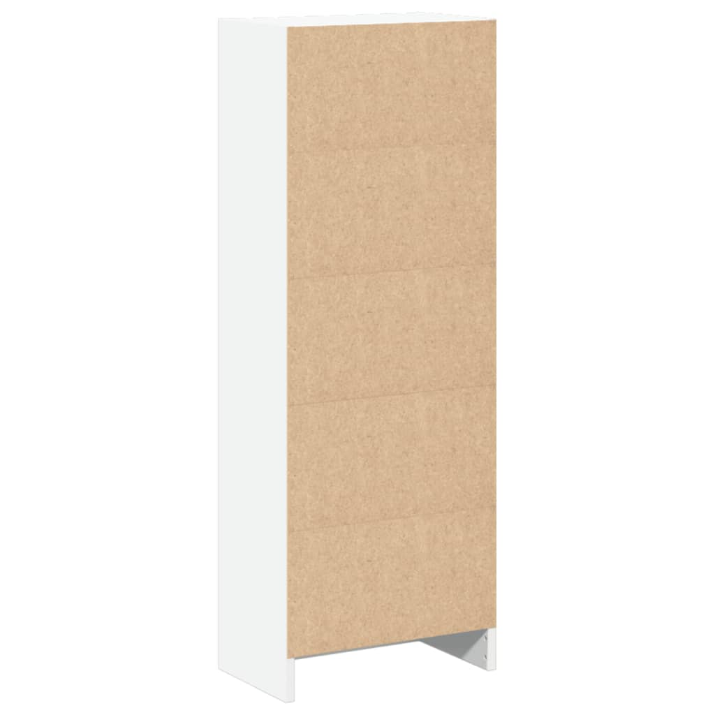 Bibliothèque blanc 40x24x109 cm bois d'ingénierie - XIOS
