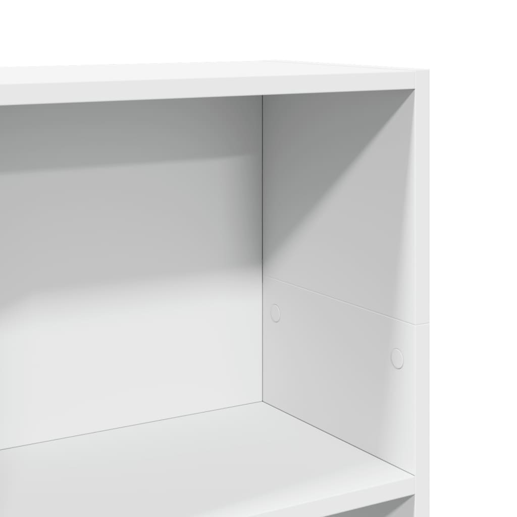 Bibliothèque blanc 40x24x109 cm bois d'ingénierie - XIOS