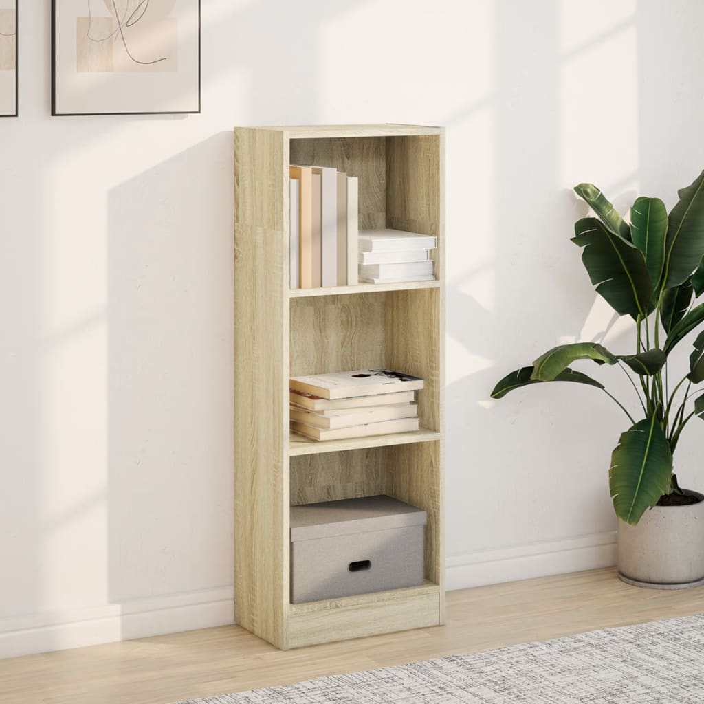 Bibliothèque chêne sonoma 40x24x109 cm bois d'ingénierie - XIOS