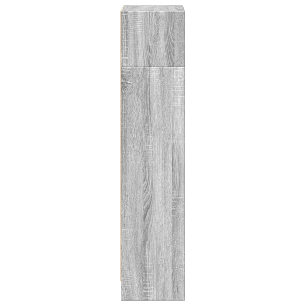 Bibliothèque sonoma gris 40x24x109 cm bois d'ingénierie - XIOS