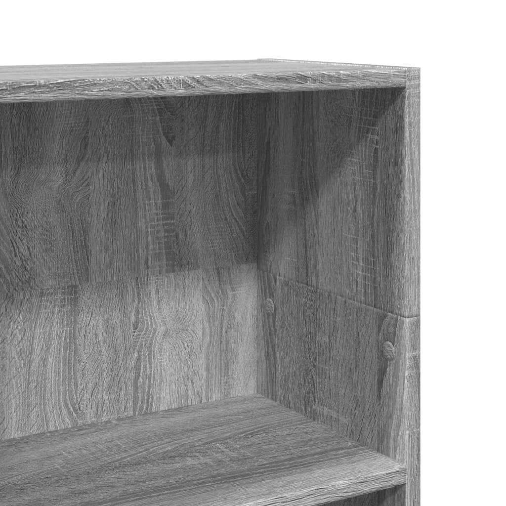 Bibliothèque sonoma gris 40x24x109 cm bois d'ingénierie - XIOS