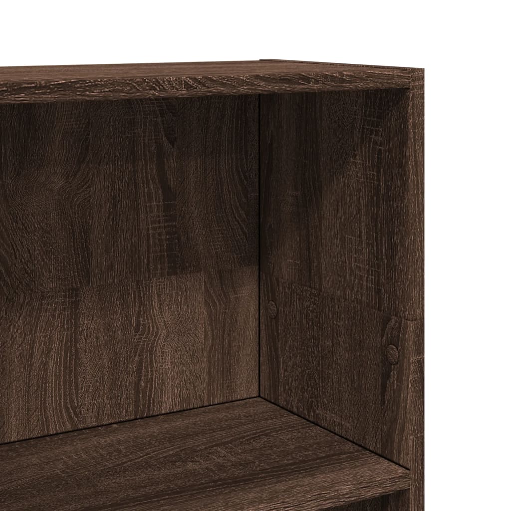 Bibliothèque chêne marron 40x24x109 cm bois d'ingénierie - XIOS