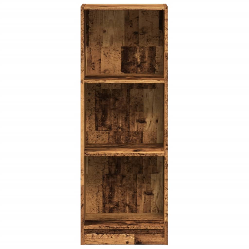 Bibliothèque vieux bois 40x24x109 cm bois d'ingénierie - XIOS