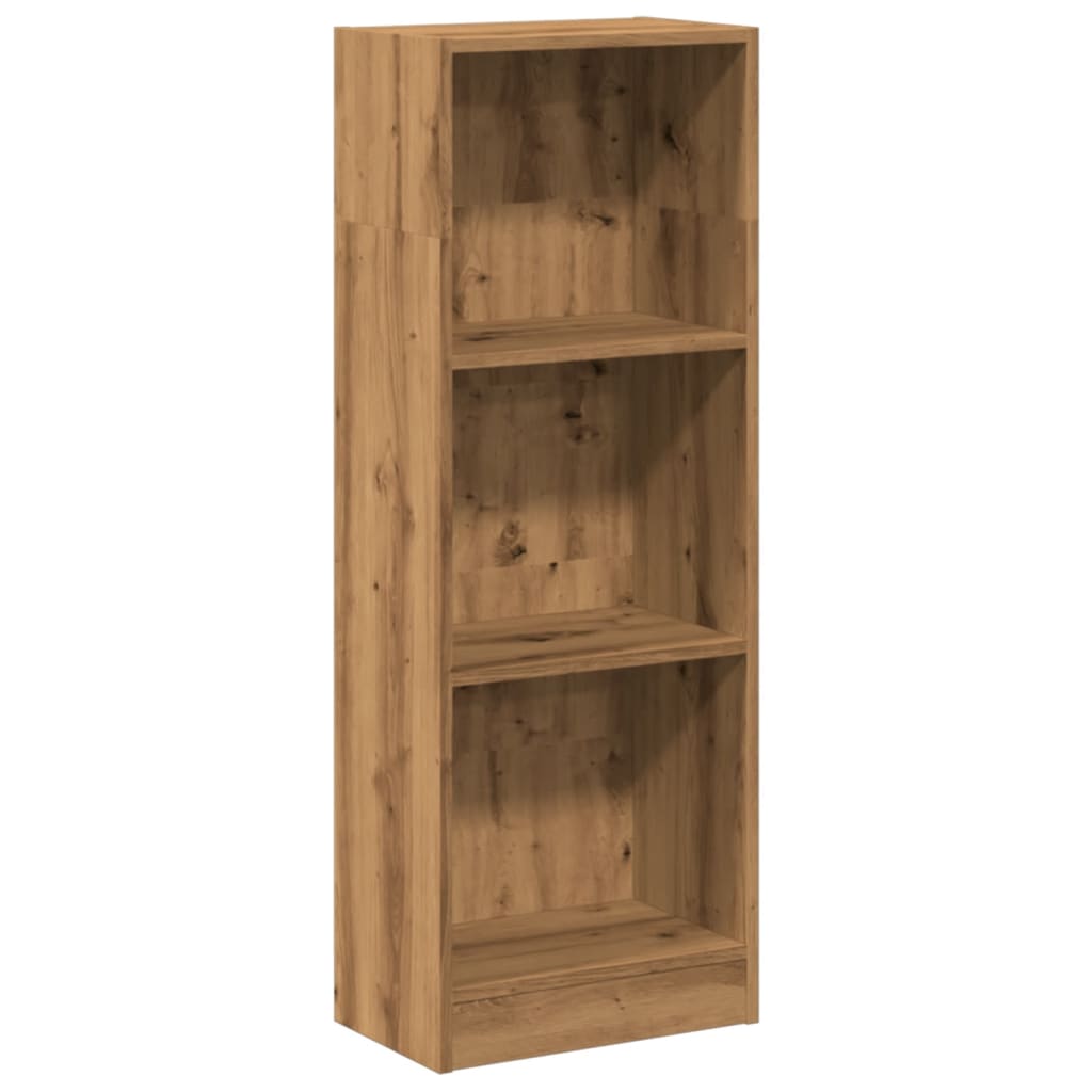 Bibliothèque chêne artisanal 40x24x109 cm bois d'ingénierie - XIOS
