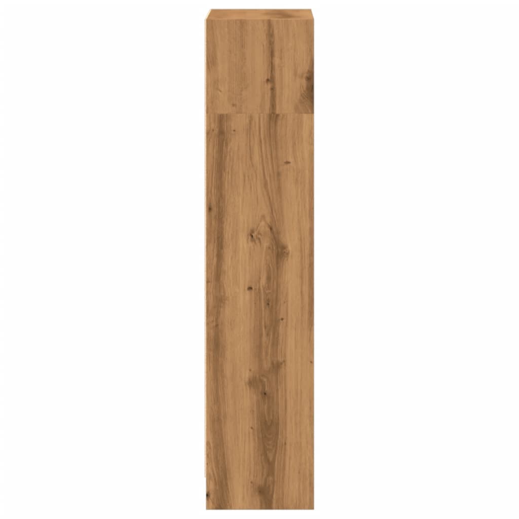 Bibliothèque chêne artisanal 40x24x109 cm bois d'ingénierie - XIOS