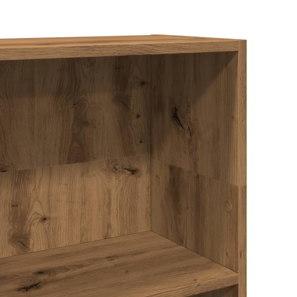 Bibliothèque chêne artisanal 40x24x109 cm bois d'ingénierie - XIOS