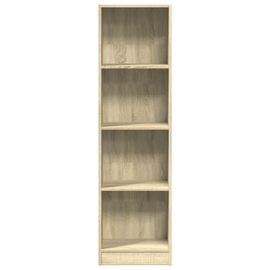 Bibliothèque chêne sonoma 40x24x143 cm bois d'ingénierie - XIOS