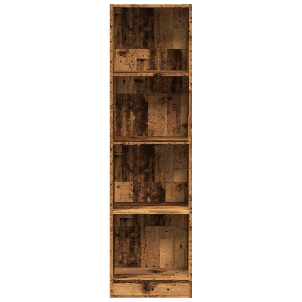 Bibliothèque vieux bois 40x24x143 cm bois d'ingénierie - XIOS