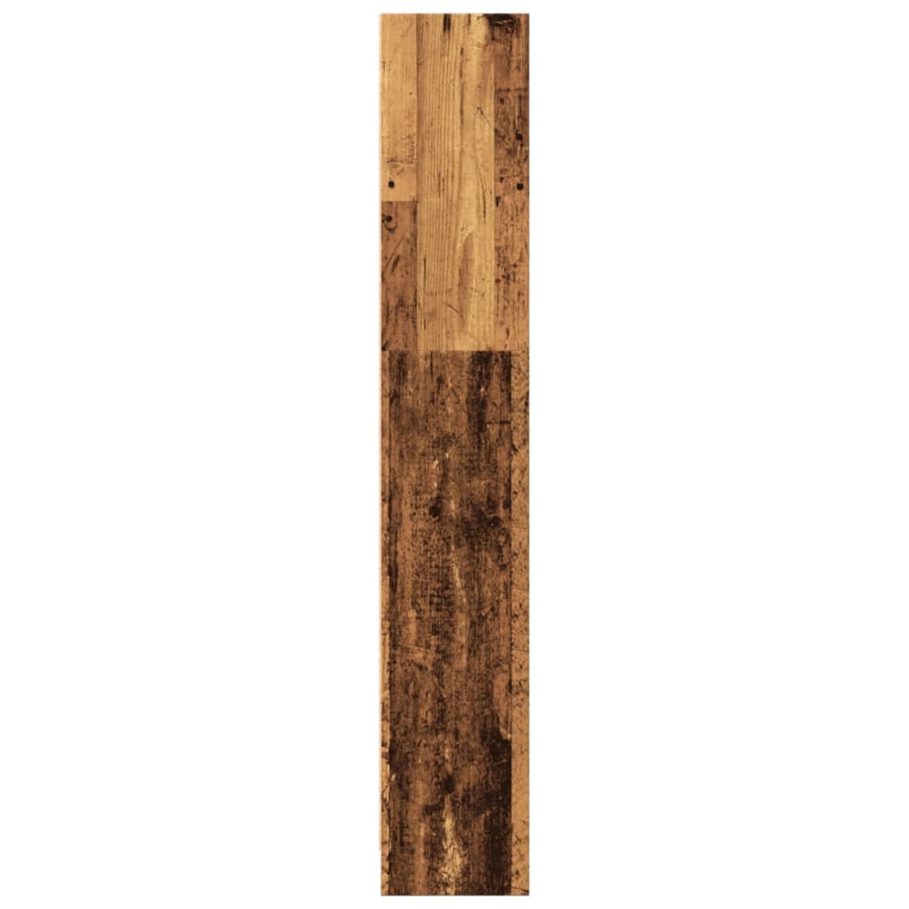 Bibliothèque vieux bois 40x24x143 cm bois d'ingénierie - XIOS