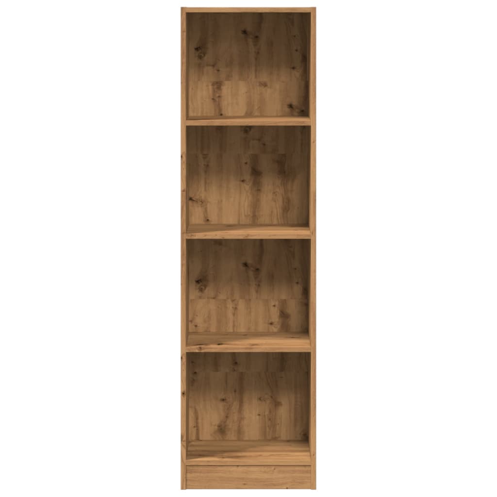 Bibliothèque chêne artisanal 40x24x143 cm bois d'ingénierie - XIOS