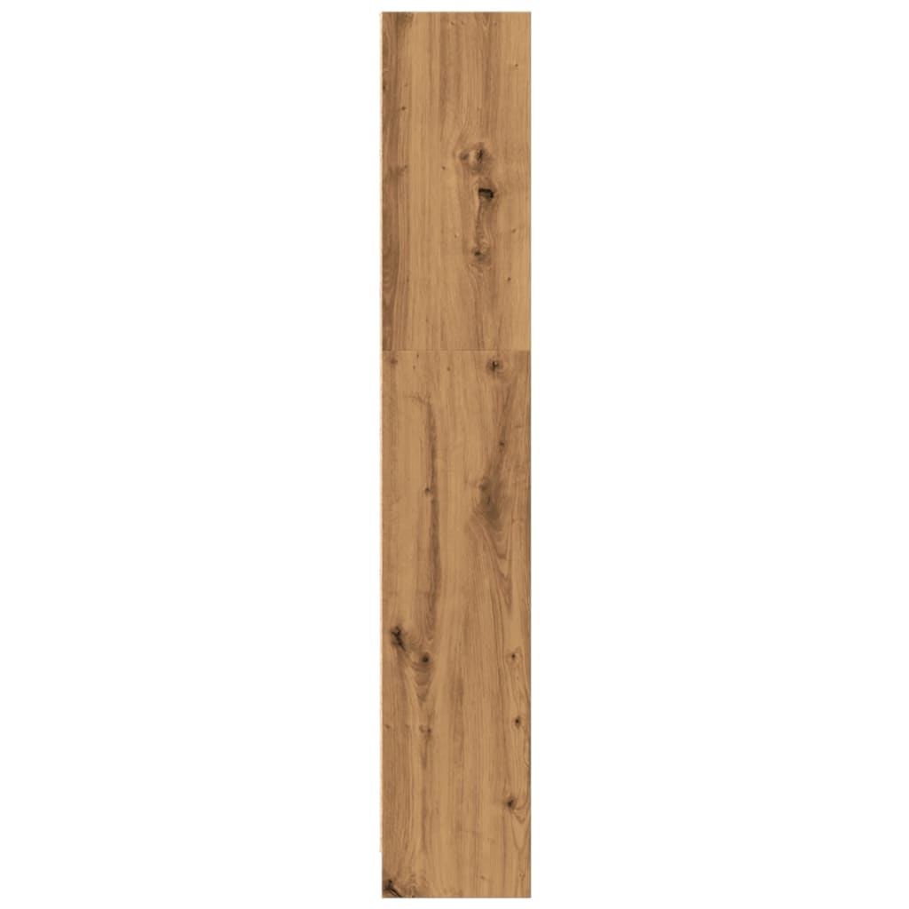 Bibliothèque chêne artisanal 40x24x143 cm bois d'ingénierie - XIOS