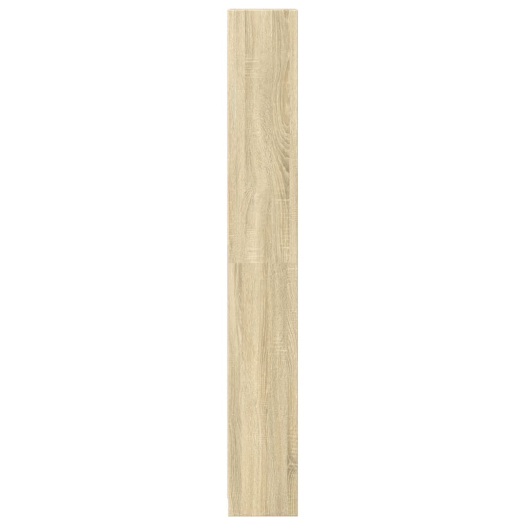 Bibliothèque chêne sonoma 40x24x176 cm bois d'ingénierie - XIOS
