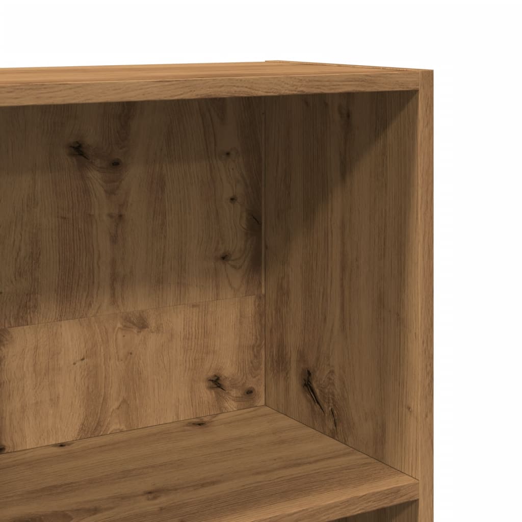 Bibliothèque chêne artisanal 40x24x176 cm bois d'ingénierie - XIOS