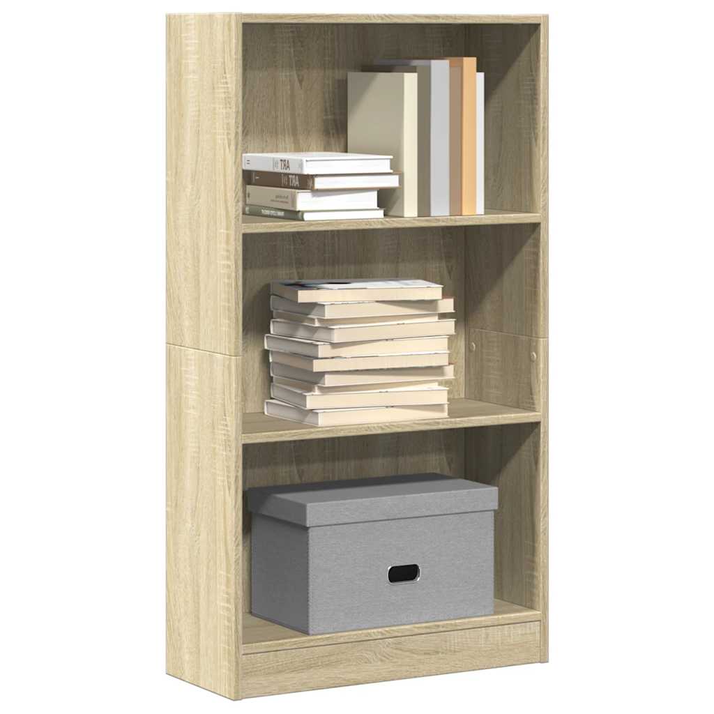 Bibliothèque chêne sonoma 60x24x109 cm bois d'ingénierie - XIOS