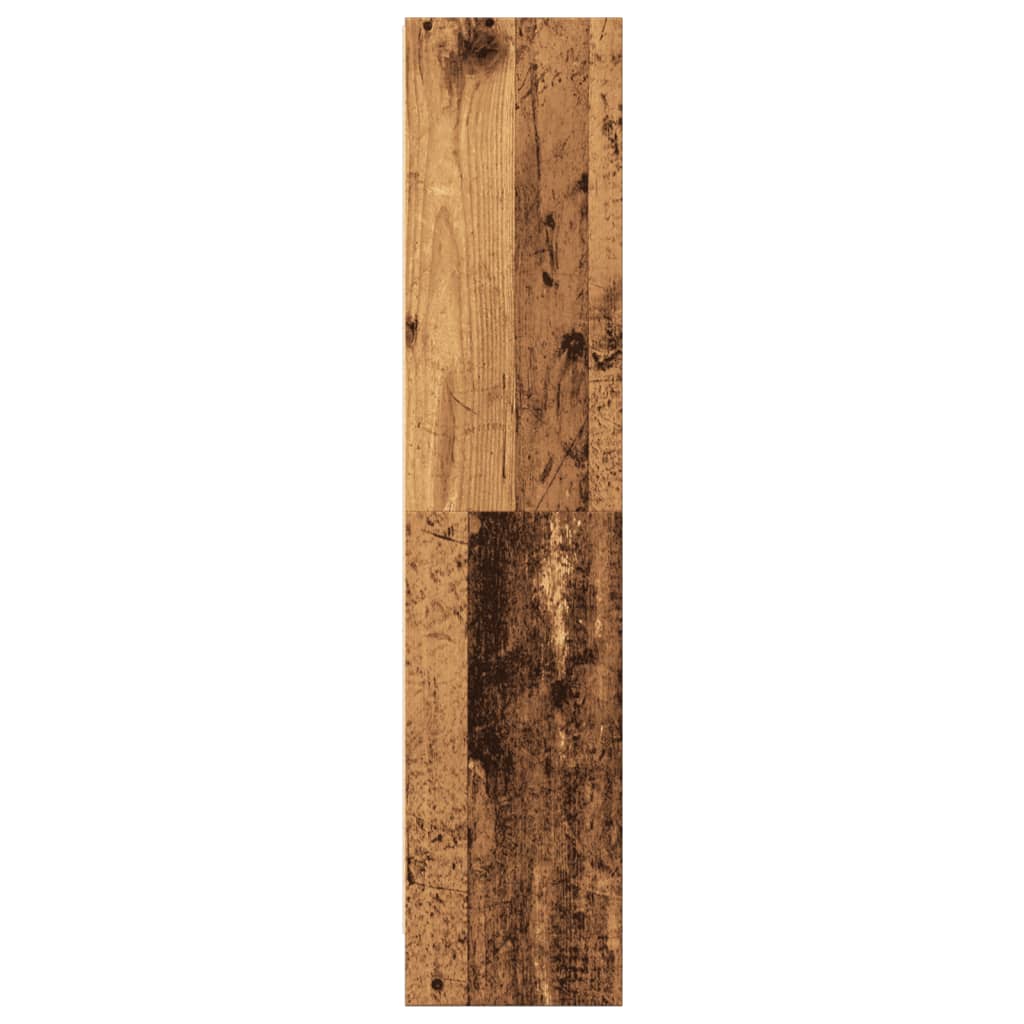 Bibliothèque vieux bois 60x24x109 cm bois d'ingénierie - XIOS