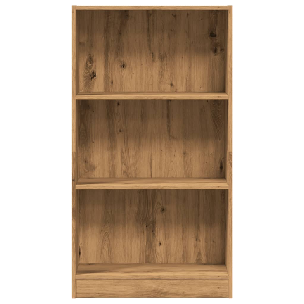 Bibliothèque chêne artisanal 60x24x109 cm bois d'ingénierie - XIOS
