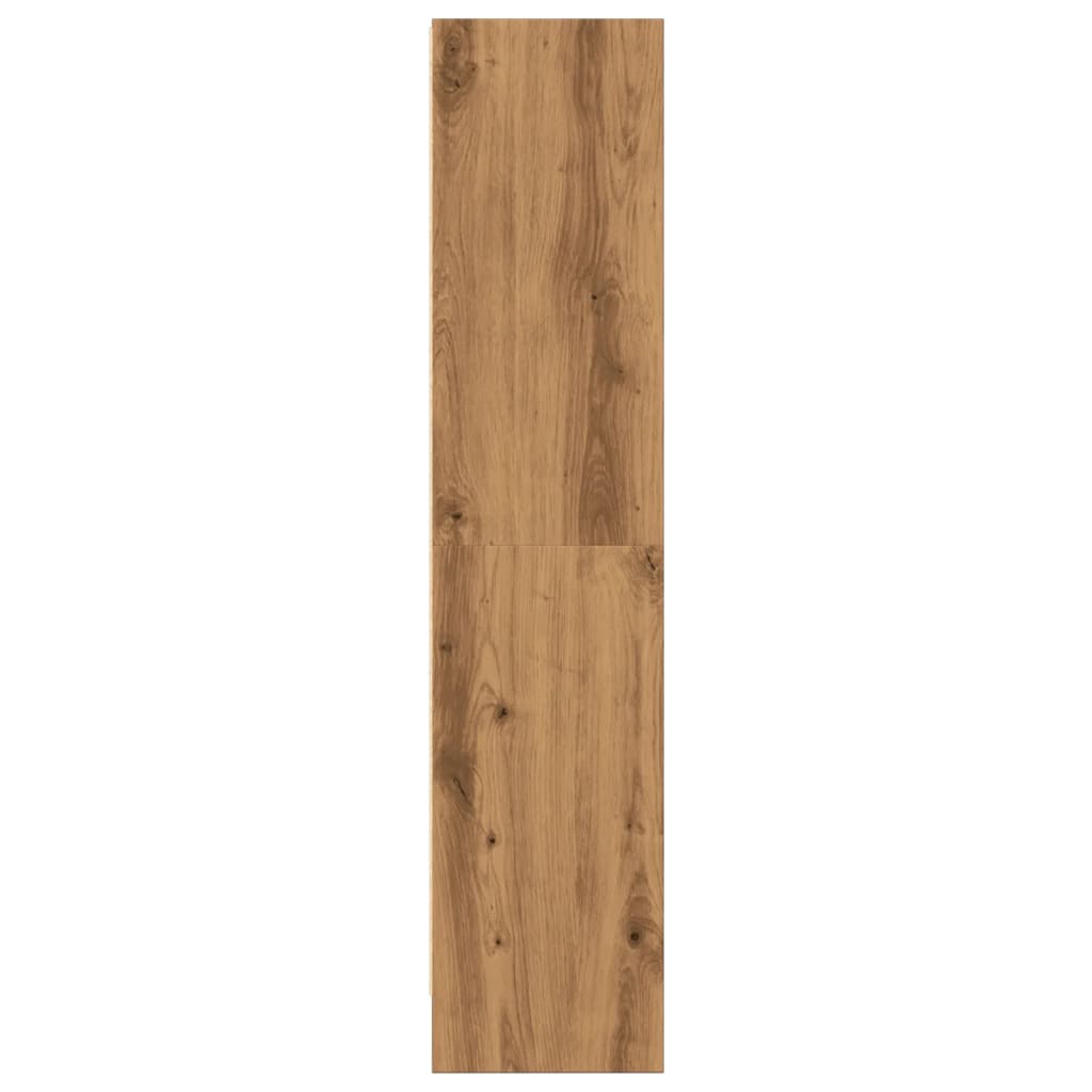 Bibliothèque chêne artisanal 60x24x109 cm bois d'ingénierie - XIOS