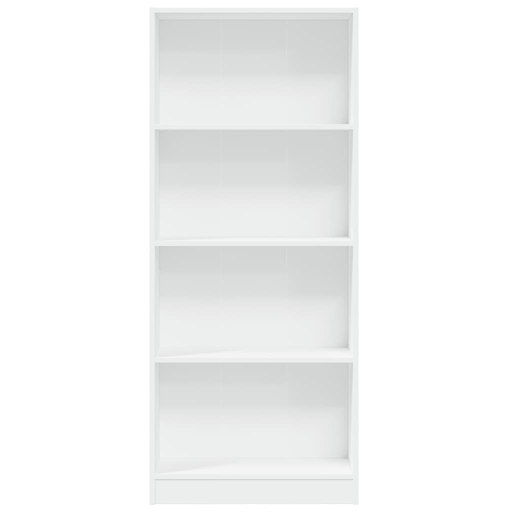 Bibliothèque blanc 60x24x143 cm bois d'ingénierie - XIOS