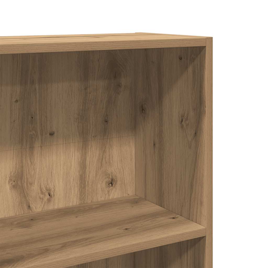 Bibliothèque chêne artisanal 60x24x176 cm bois d'ingénierie - XIOS