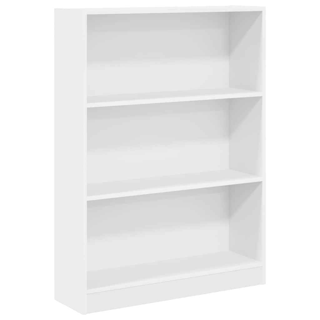 Bibliothèque blanc 80x24x109 cm bois d'ingénierie - XIOS