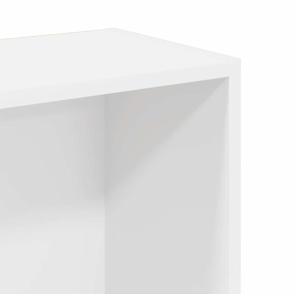 Bibliothèque blanc 80x24x109 cm bois d'ingénierie - XIOS
