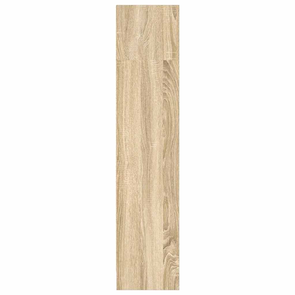 Bibliothèque chêne sonoma 80x24x109 cm bois d'ingénierie - XIOS