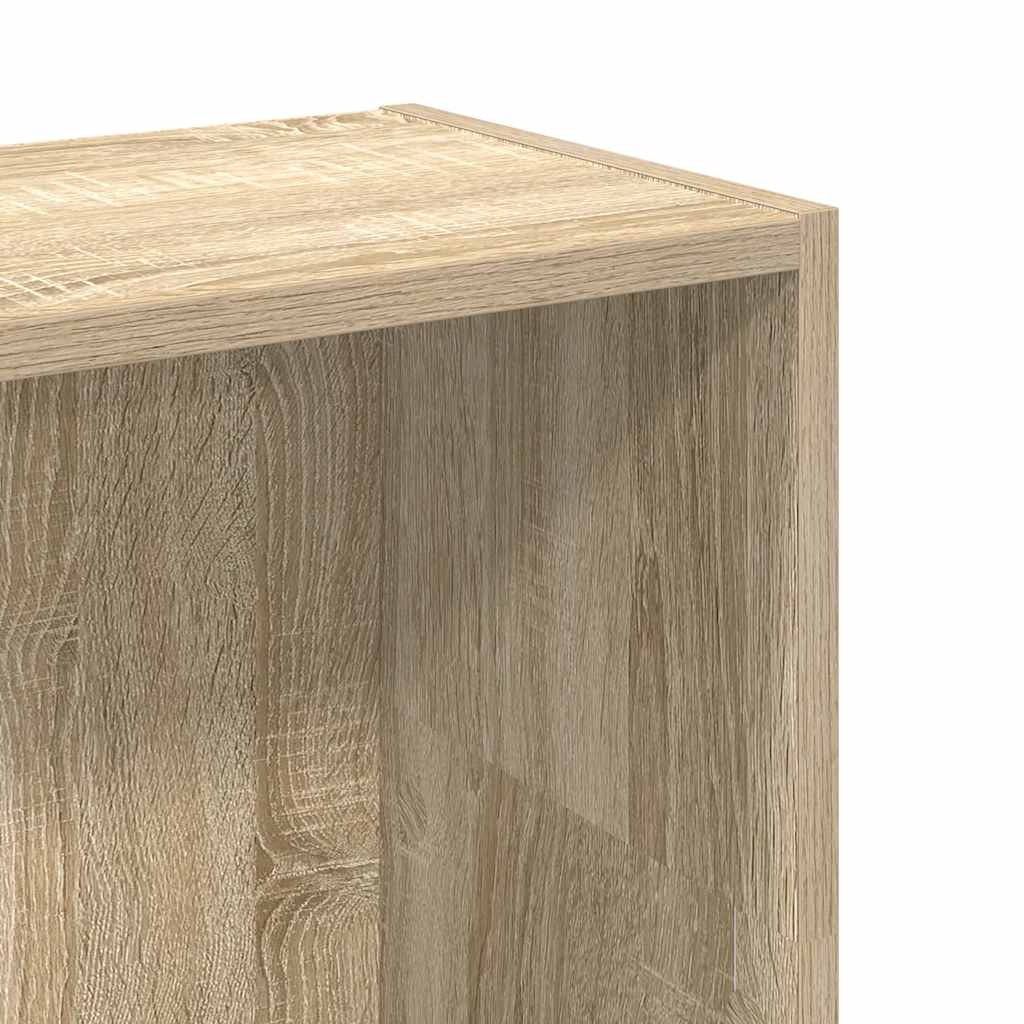 Bibliothèque chêne sonoma 80x24x109 cm bois d'ingénierie - XIOS