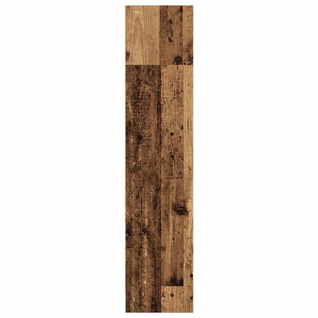 Bibliothèque vieux bois 80x24x109 cm bois d'ingénierie - XIOS
