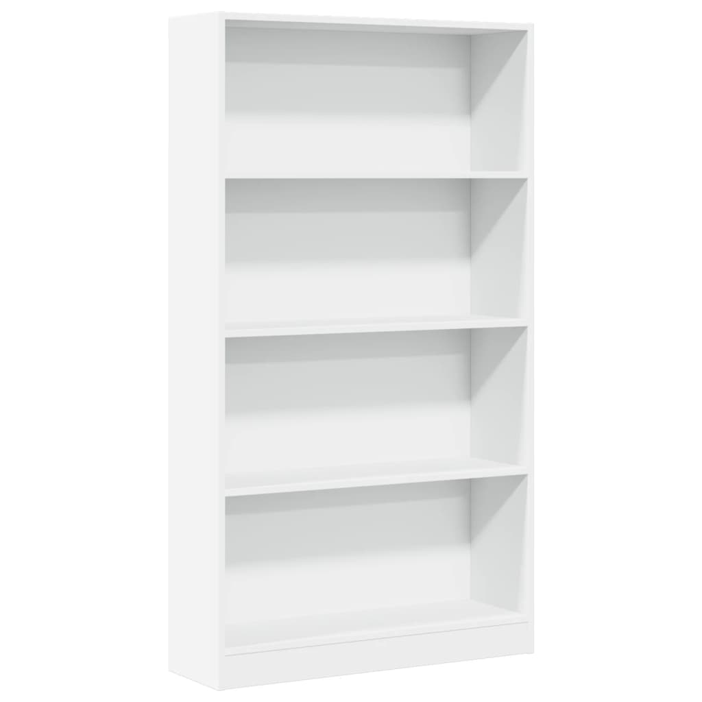 Bibliothèque blanc 80x24x143 cm bois d'ingénierie - XIOS