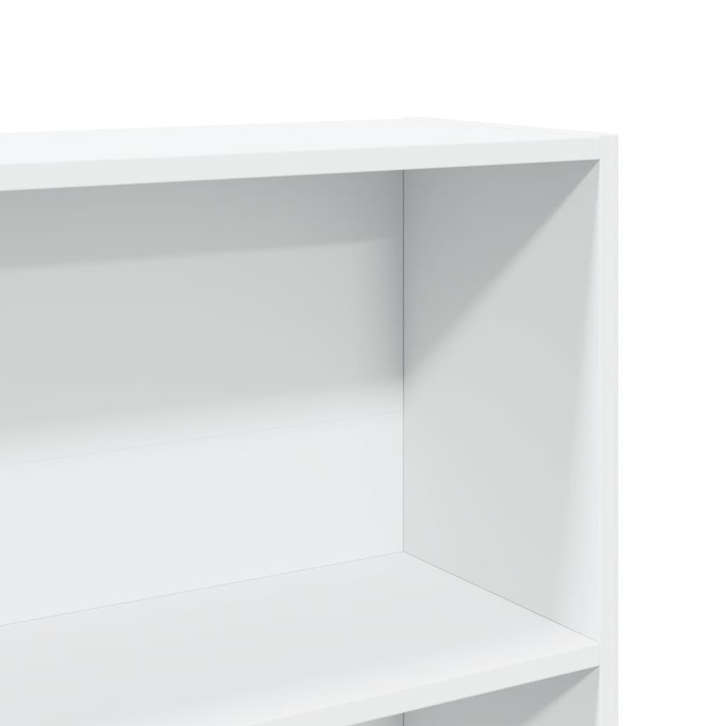 Bibliothèque blanc 80x24x143 cm bois d'ingénierie - XIOS