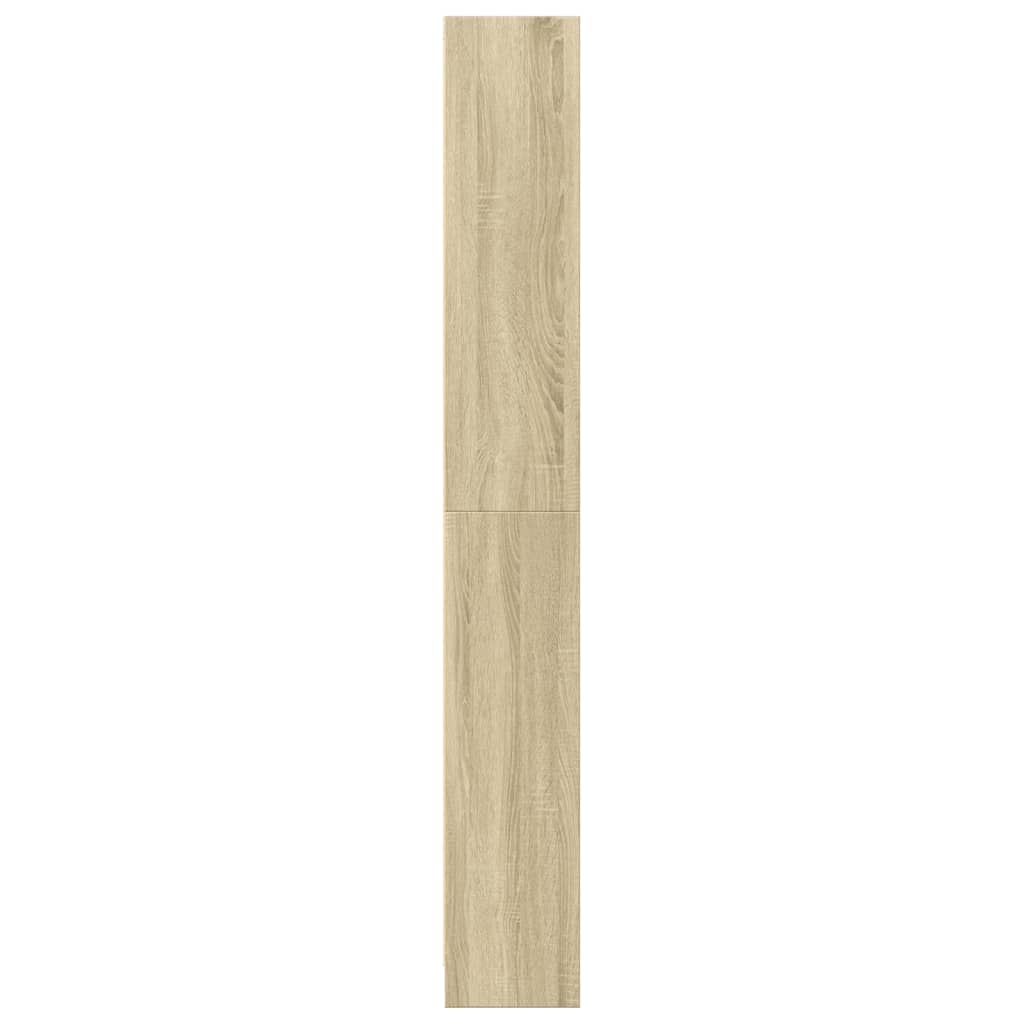 Bibliothèque Chêne Sonoma 80x24x176 cm Bois d'ingénierie - XIOS
