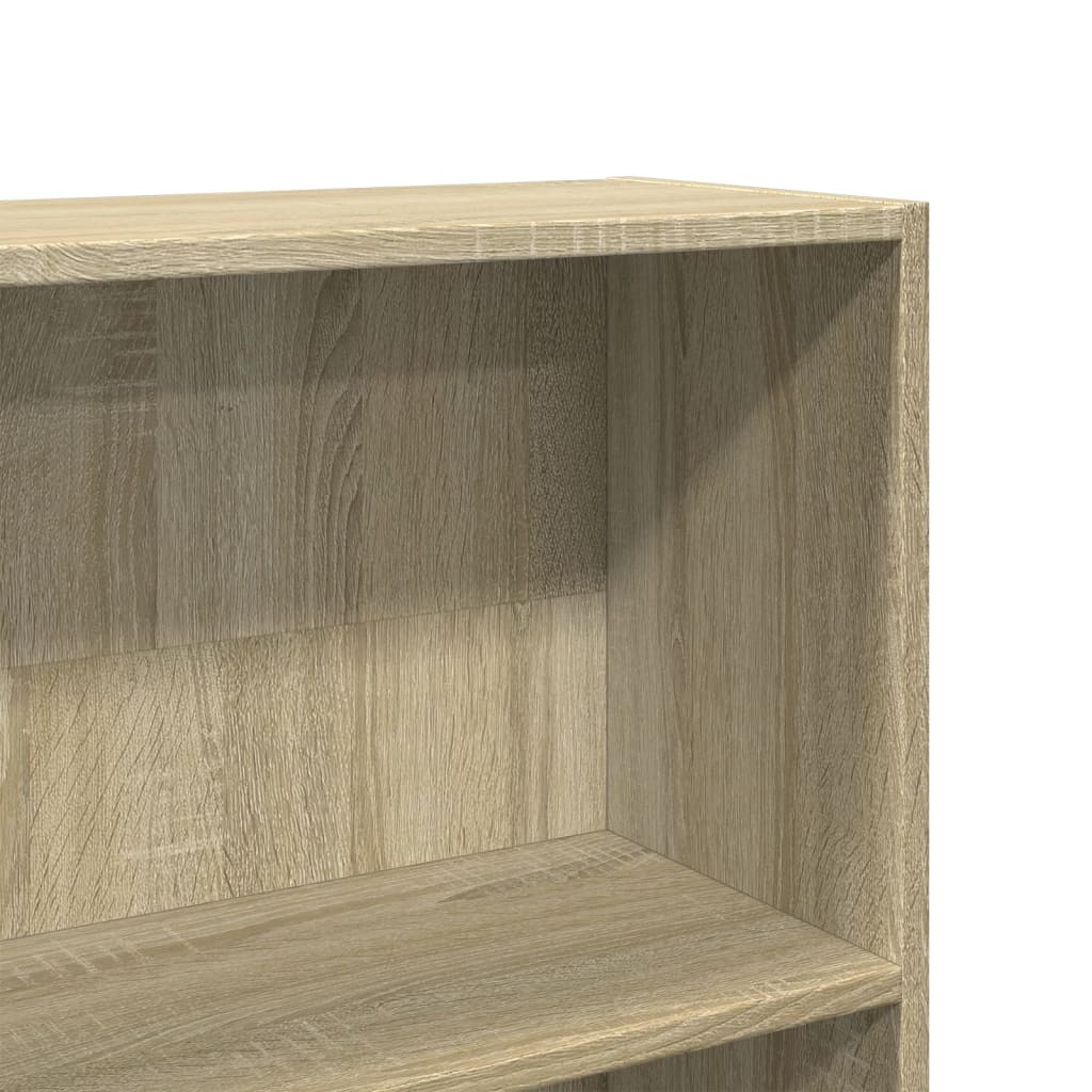 Bibliothèque Chêne Sonoma 80x24x176 cm Bois d'ingénierie - XIOS