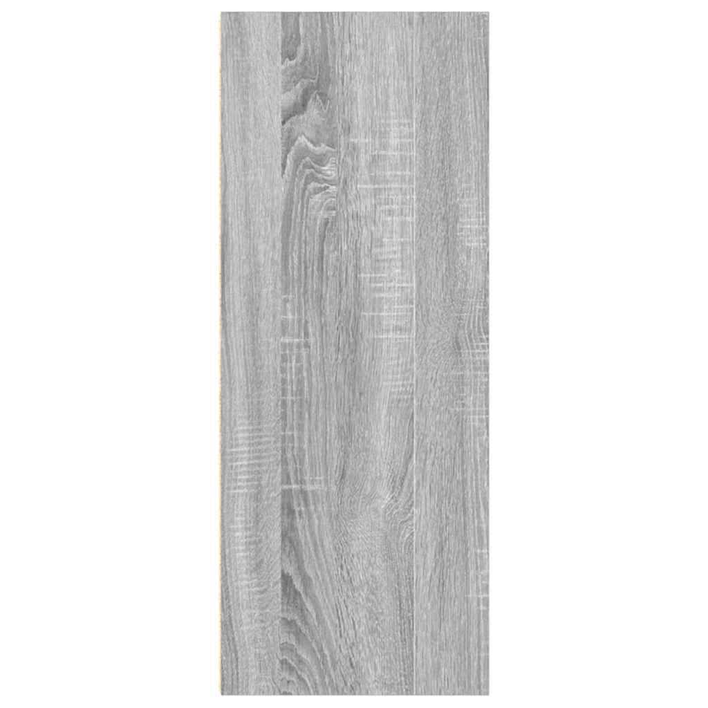 Bibliothèque sonoma gris 40x30x77 cm bois d'ingénierie - XIOS