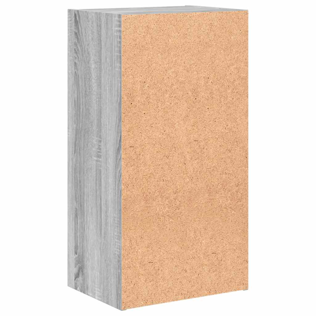 Bibliothèque sonoma gris 40x30x77 cm bois d'ingénierie - XIOS
