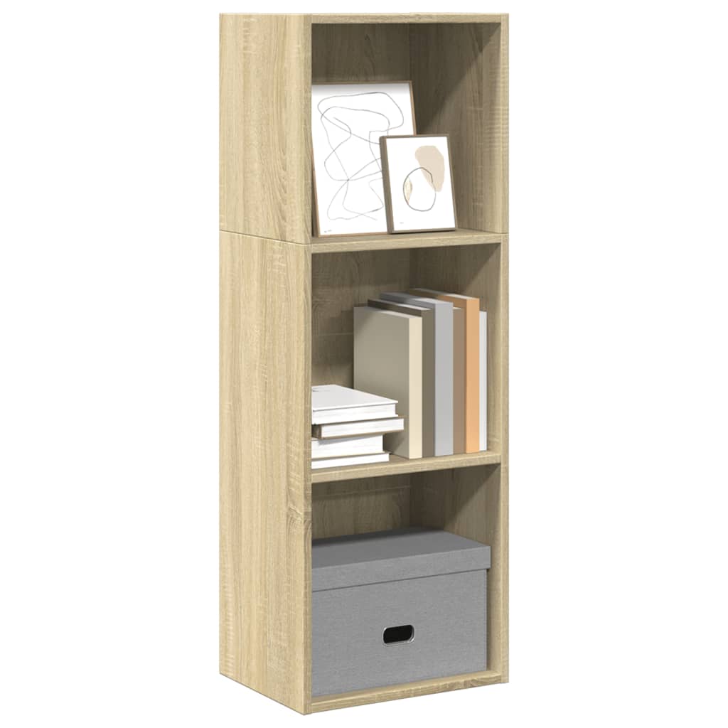 Bibliothèque chêne sonoma 40x30x114 cm bois d'ingénierie - XIOS